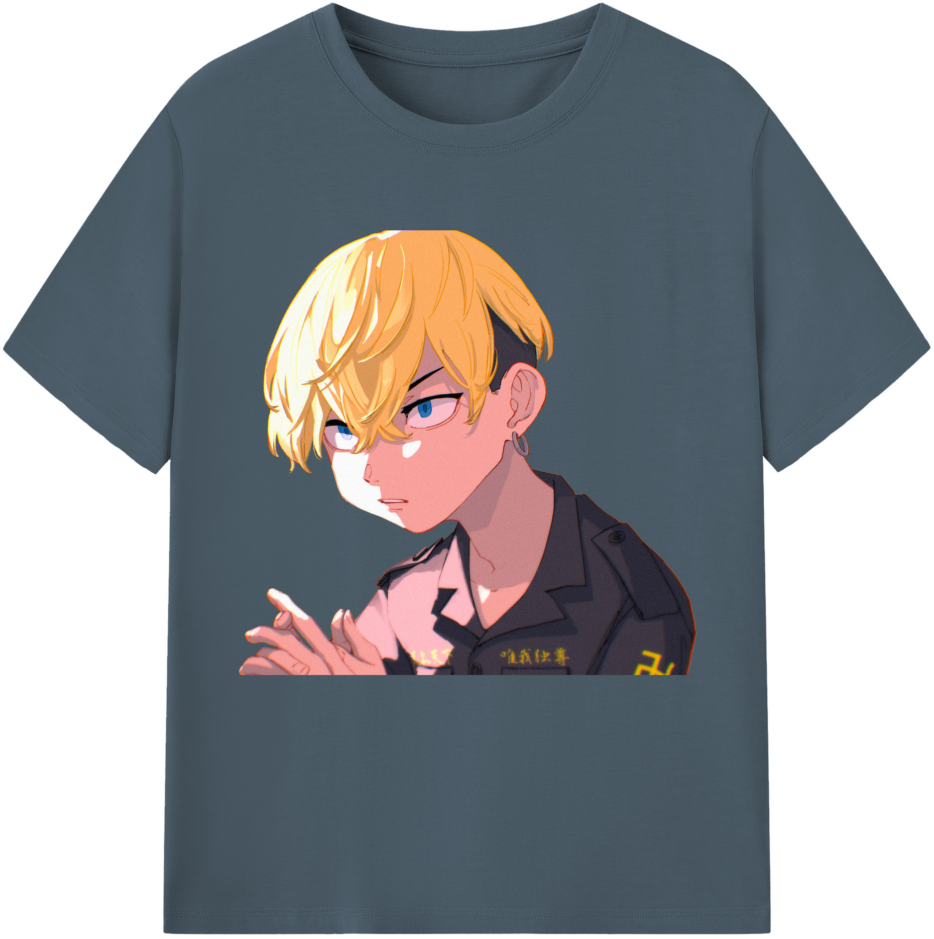 （画像用） 東京リベンジャーズ Tokyo Revengers 綿100％半袖Tシャツ（フロントプリント）